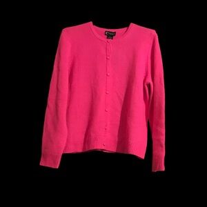 100% Cashmere PINK Women's Cardigan